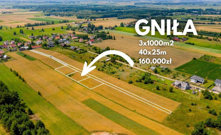 działka na sprzedaż - Dobrzyniewo Duże, Gniła