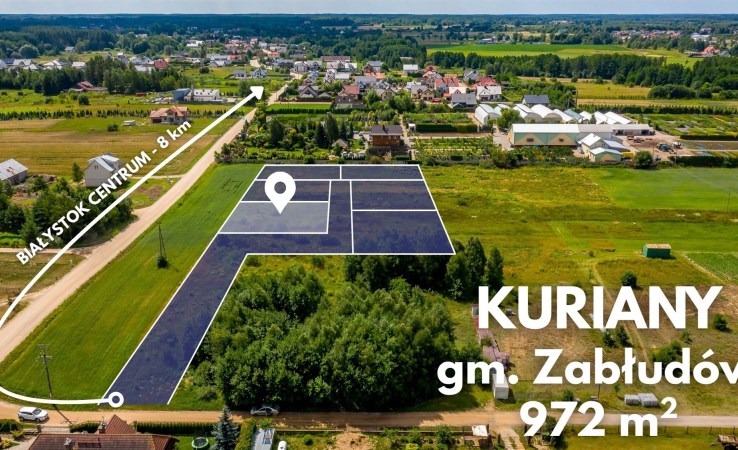 działka na sprzedaż - Zabłudów (gw), Kuriany
