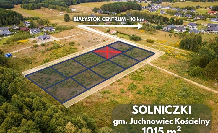 działka na sprzedaż - Juchnowiec Kościelny, Solniczki